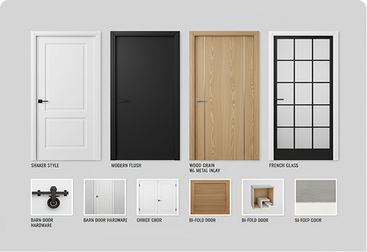 Interior door options